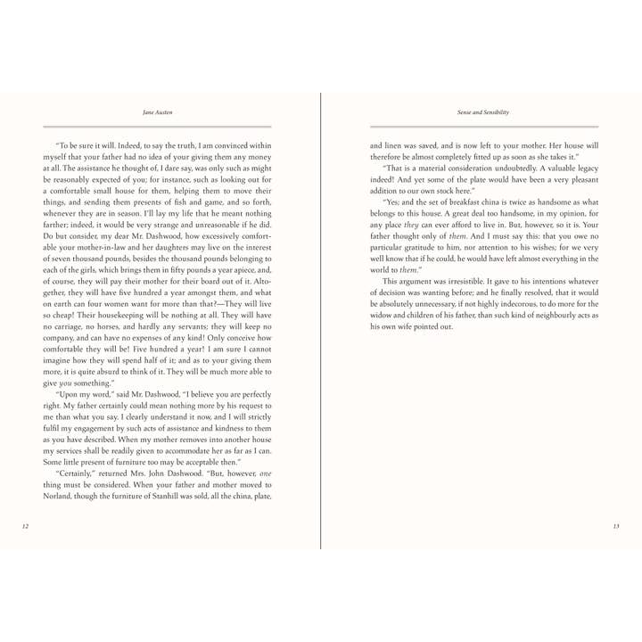 Peter Pauper Press - Wholesale Classics - Sense and Sensibility7