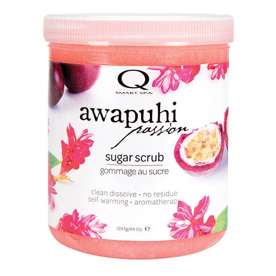 Qtica Smart Spa 44oz Sugar Scrub - Awapuhi Passion for wholesale by Zoya, Qtica, Smart Spa