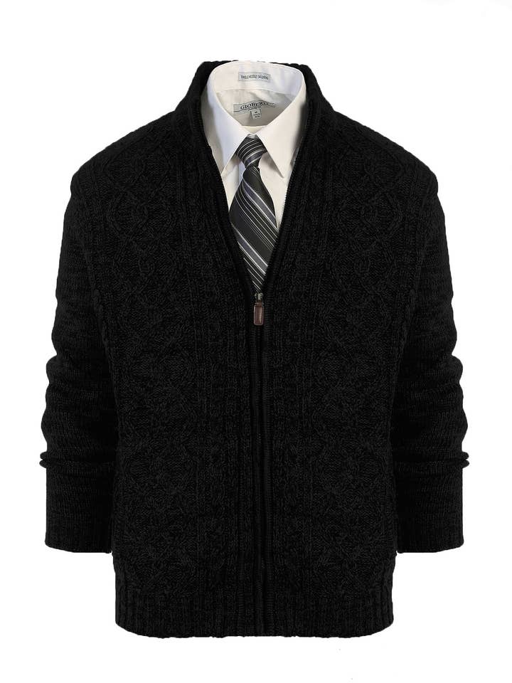 Cardigan en tricot pour hommes GB-AF1203 pour la vente par b-one inc