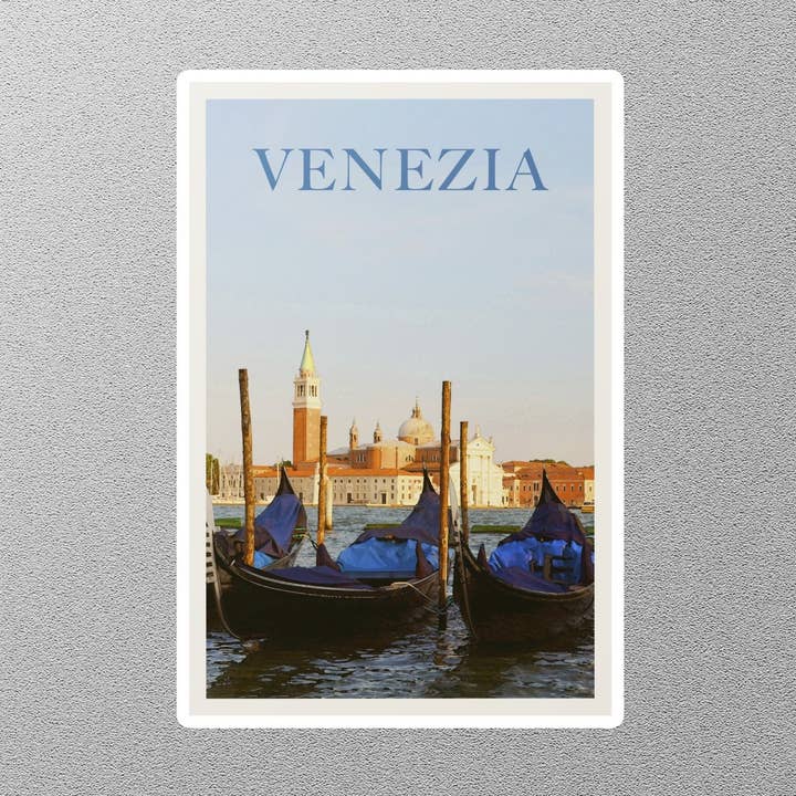 GraffMerch.com - Wholesale Sticker - Vintage Venezia Travel Sticker0