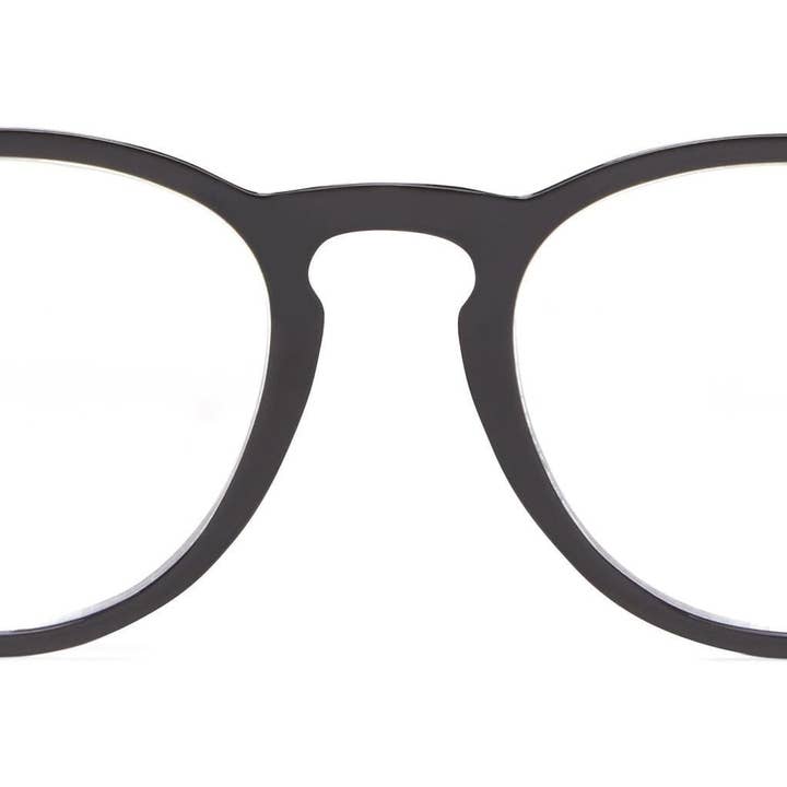 Limerick Matte Black and Crystal Clear Unisex Eyeglasses for wholesale by Studio by icu eyewear