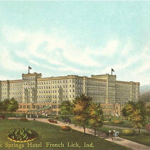 Kunstdruck IN-208 French Lick Springs Hotel für den Großhandel von Found Image Press