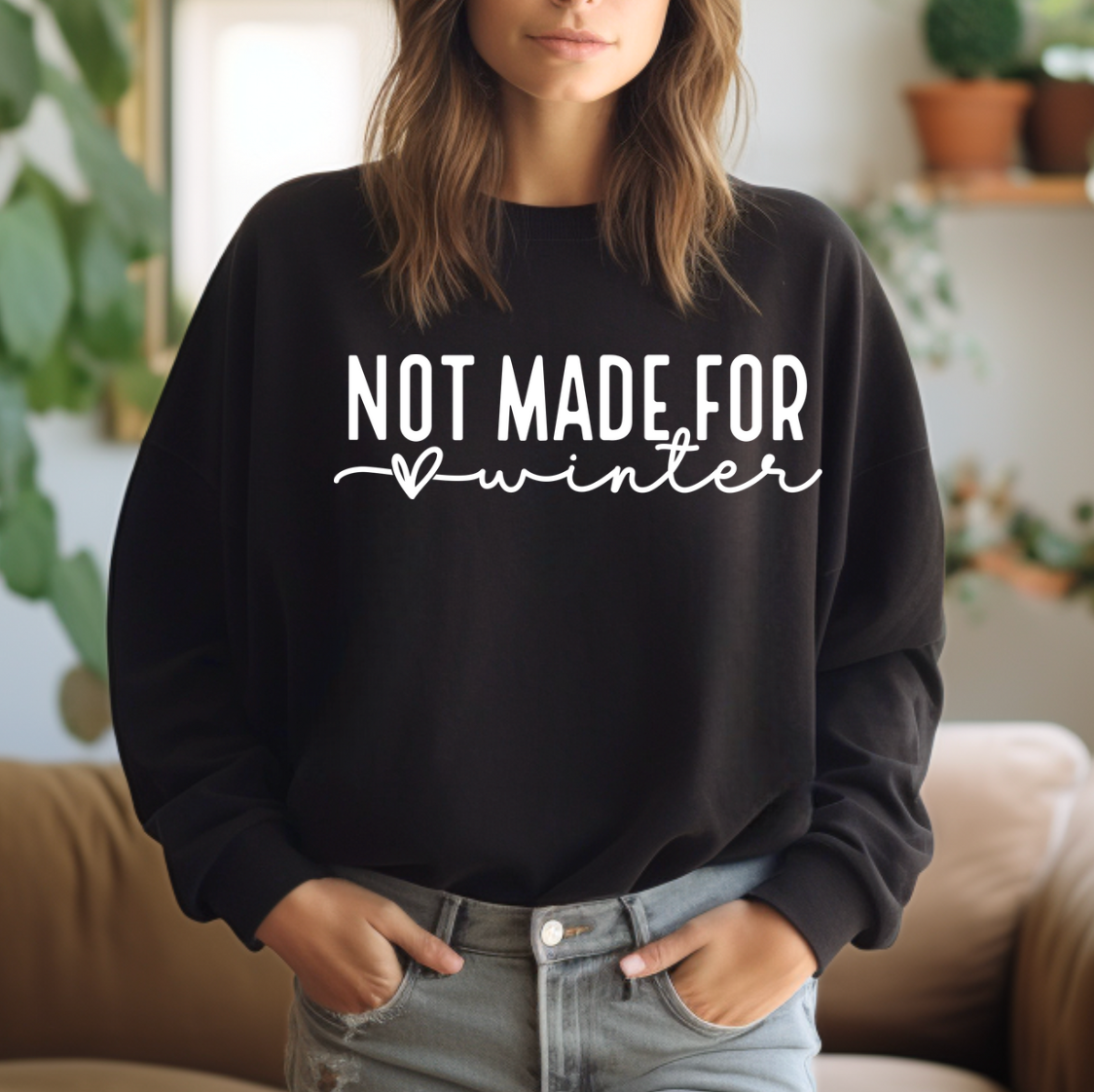Kiki's Boutique - Wholesale Graphic Sweatshirt - Women's - Not Made For Winter Sweatshirt2