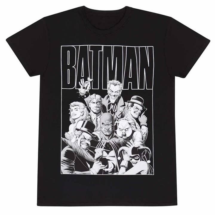 Heroes Inc. Europe B.V. - Wholesale T-Shirt (Graphic) - Unisex - DC Comics Batman Rogues Gallery Unisex Adults T-Shirt