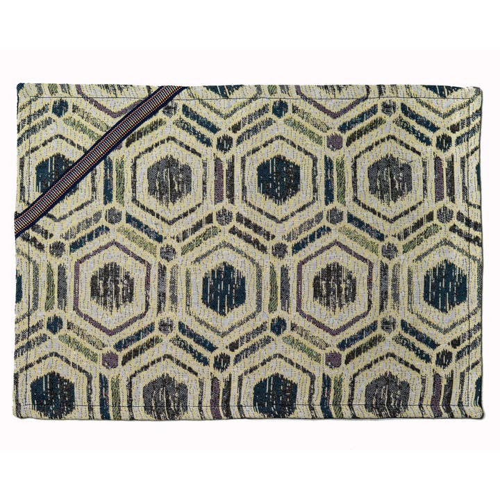 Napperon en tapisserie Arazzo bleu marine pour la vente par Fili New York