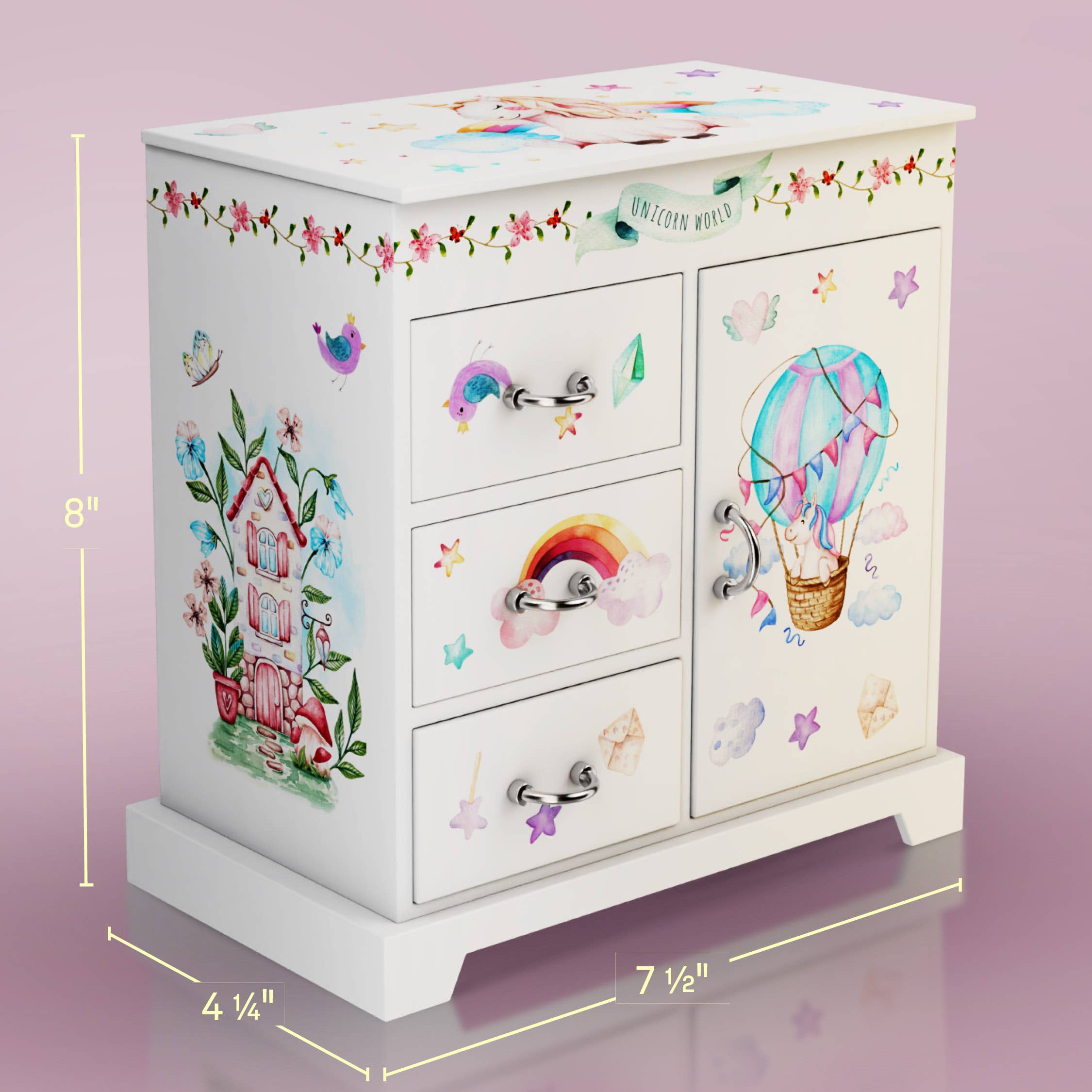 Dan&Darci - Wholesale Jewelry Box/Organizer - Kids - Unicorn Musical Jewelry Box for Kids, Gifts for Girls, Toy6