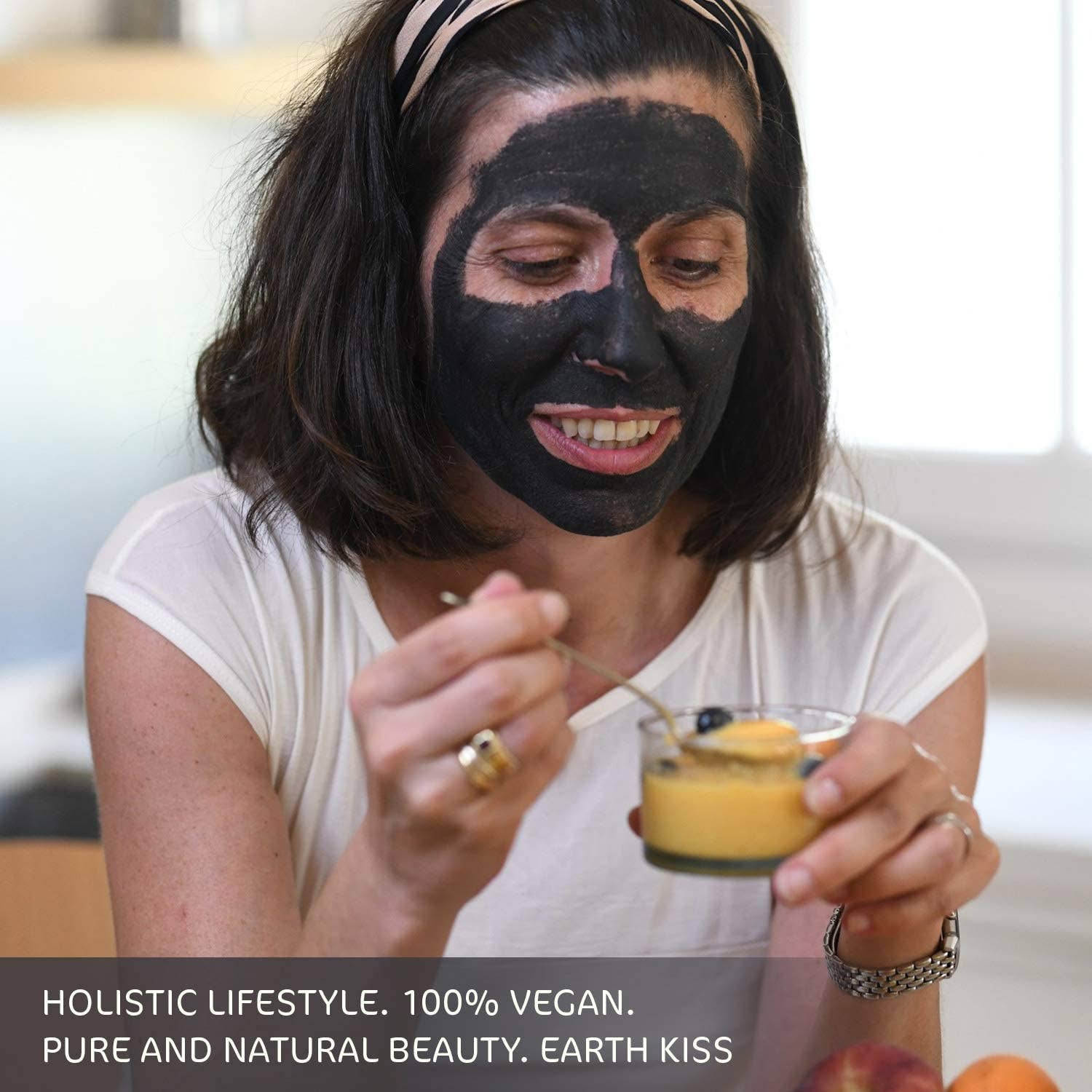 Beauty Goddess – wholesale Skincare face mask – Earth Kiss Inspirations Detoxifying Organic Clay Peel Off Mask (10ml) with Shilajit, Black Clay and Tangerine to Detoxify Your Skin4