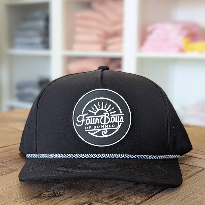 Four Boys of Summer LLC - Wholesale Flat Brim Cap - Unisex - Del Mar Rope Hat