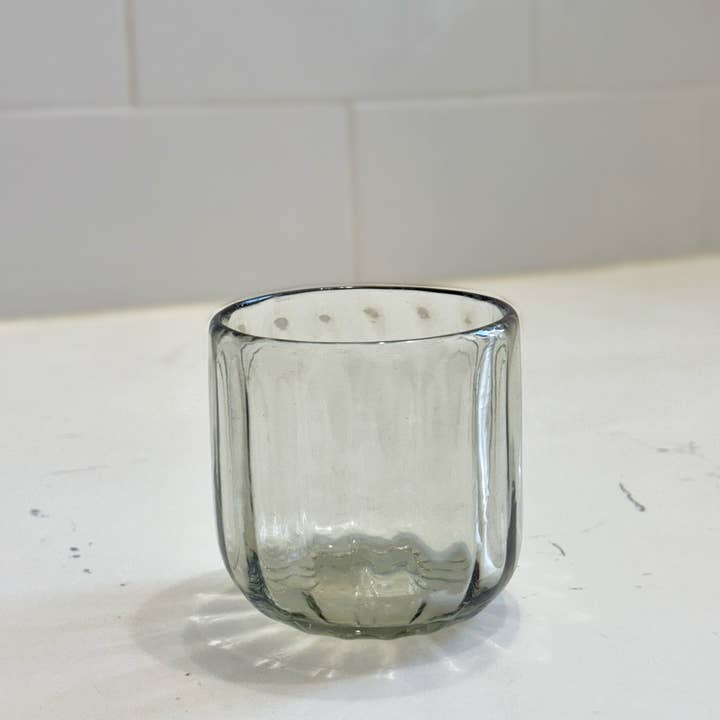 Villa Lua Home - Wholesale Drinking Glass/Cup - Handblown Fluted Tumbler, *New Rounded Bottom