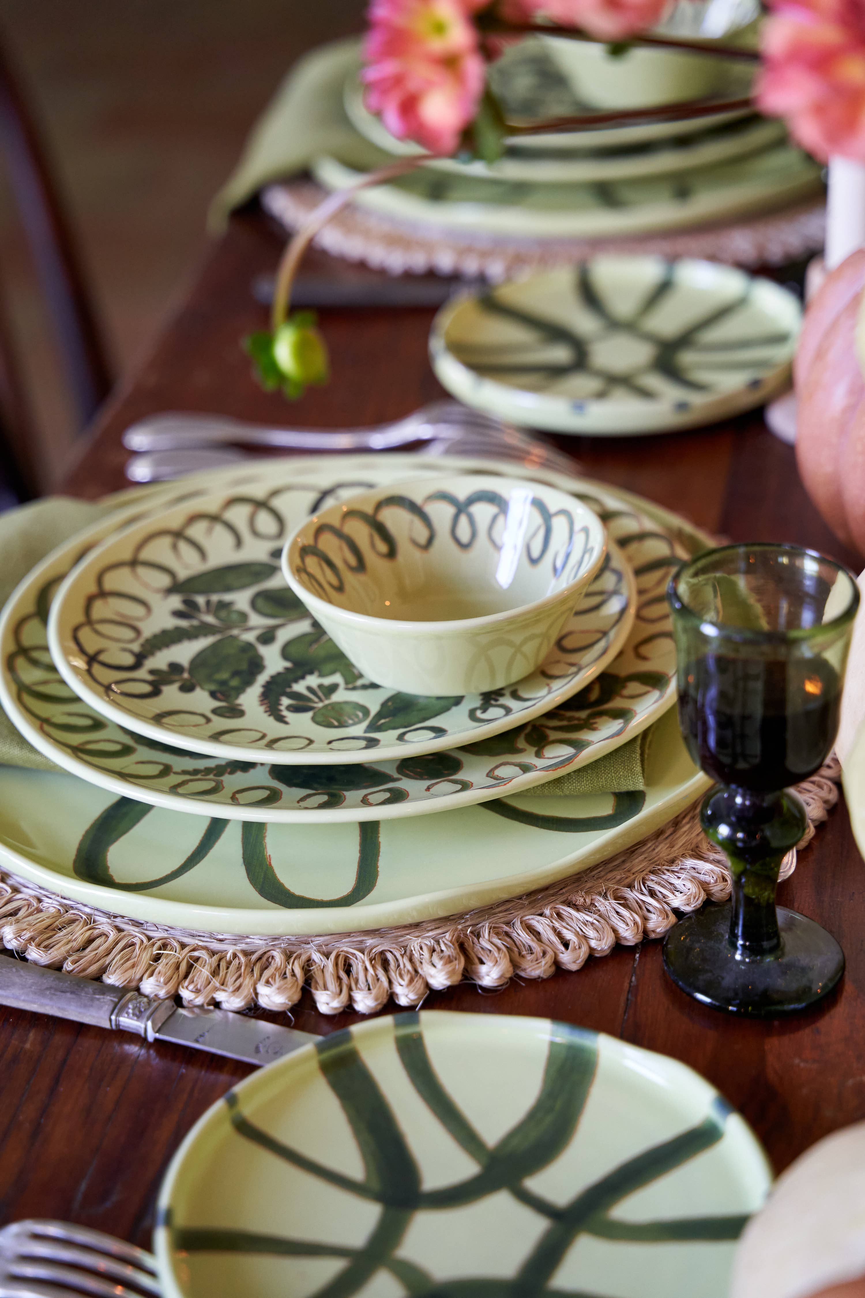 Couleur Nature - Wholesale Appetizer Serveware - Amalfi Appetizer Plate Lime - 7.1" Diameter6