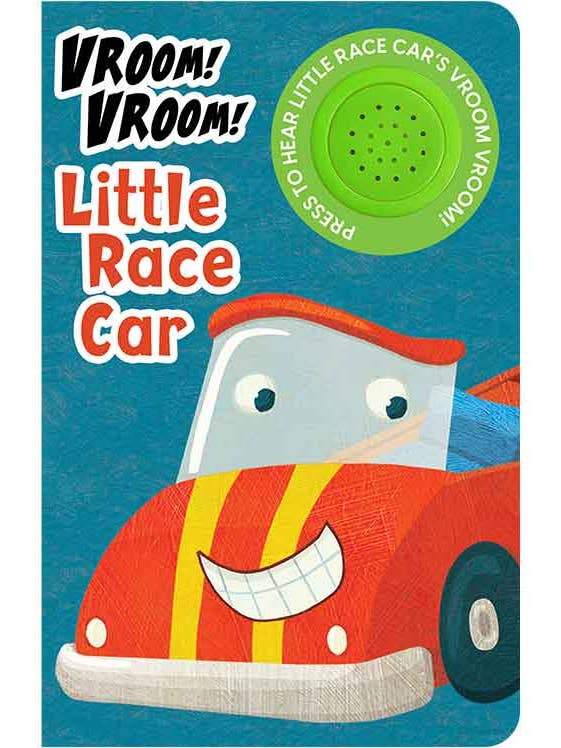 Vroom Vroom Little Race Car for wholesale by Little Hippo Books