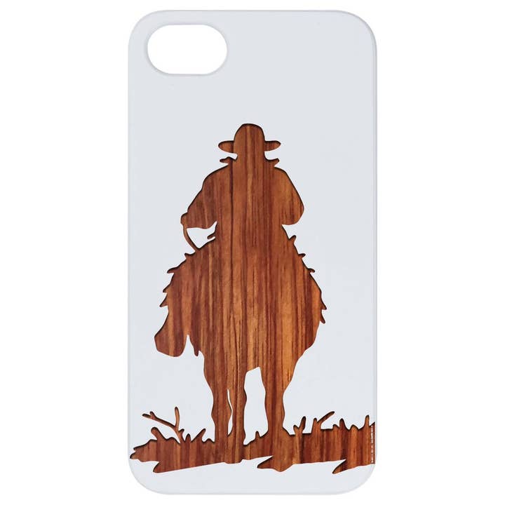 White Coated Rose Wood - Cowboy 1 Engraved for wholesale by OTTO CASE