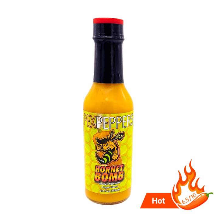 HornetBomb Habanero hete saus voor wholesale door PexPeppers