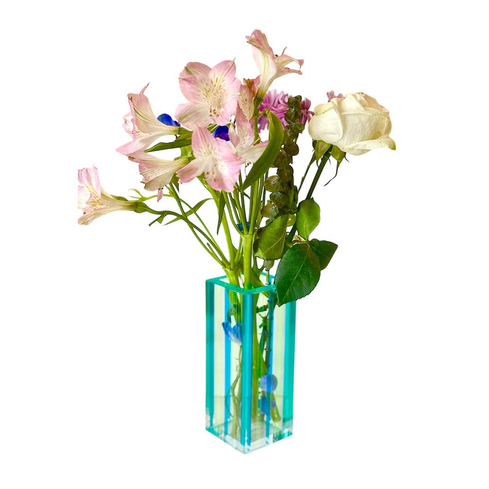 Canetti Design Group Inc. - Wholesale Vase - Striped Colorful Bouquet Vase - 4 Colors0