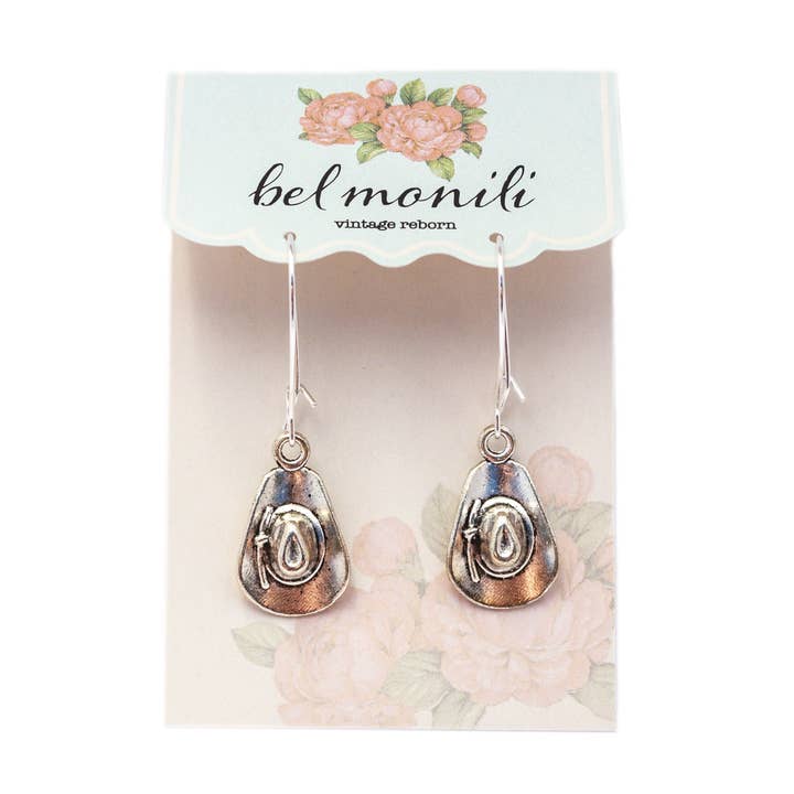 Cowboy Hat Earrings for wholesale by bel monili ™