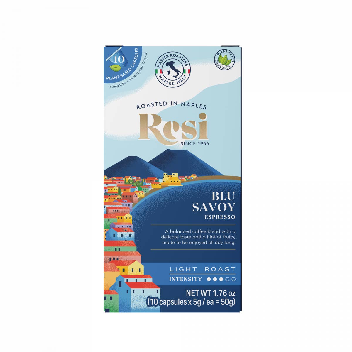 Resi Bras srl - Vente Dosettes de café - Capsules Blue Savoy 100 gélules