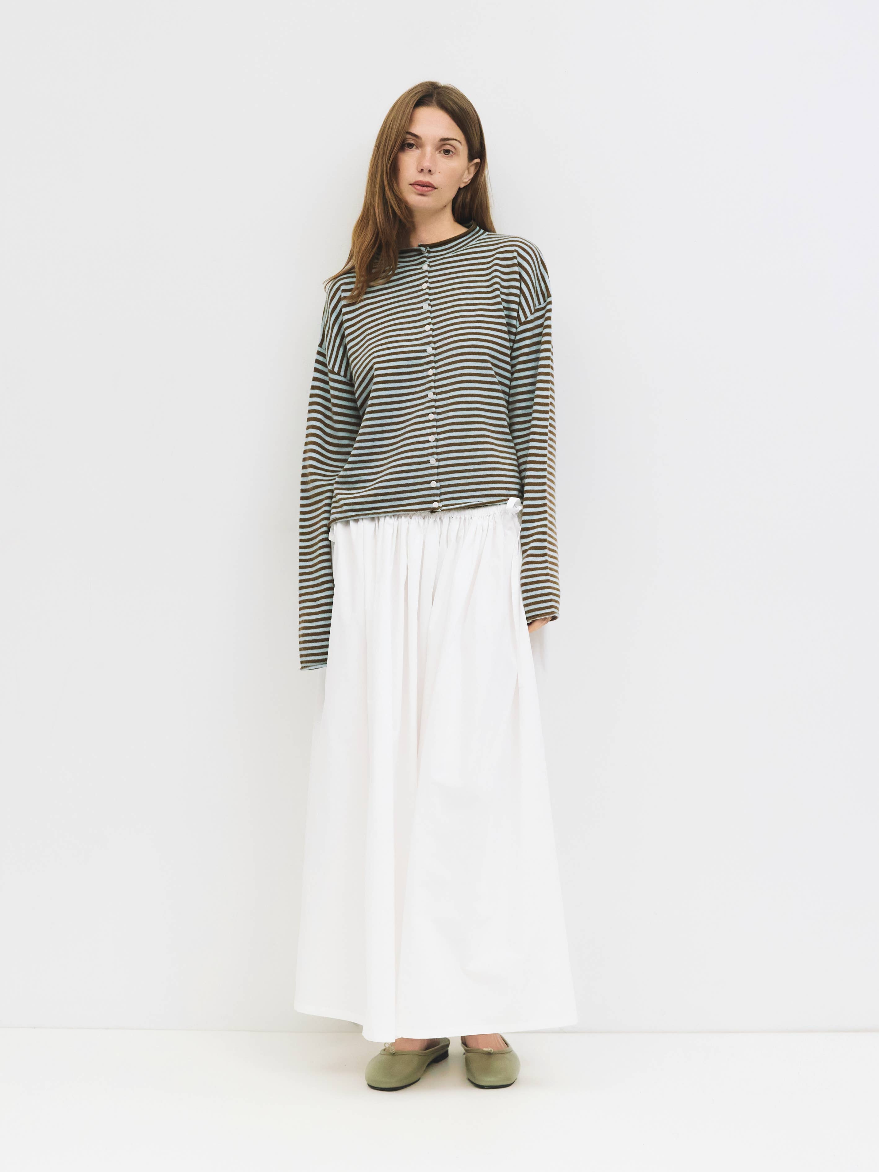 MOD REF - Wholesale Cardigan - Women's - The Elisa Cardigan | Striped Button-Down Cardigan35
