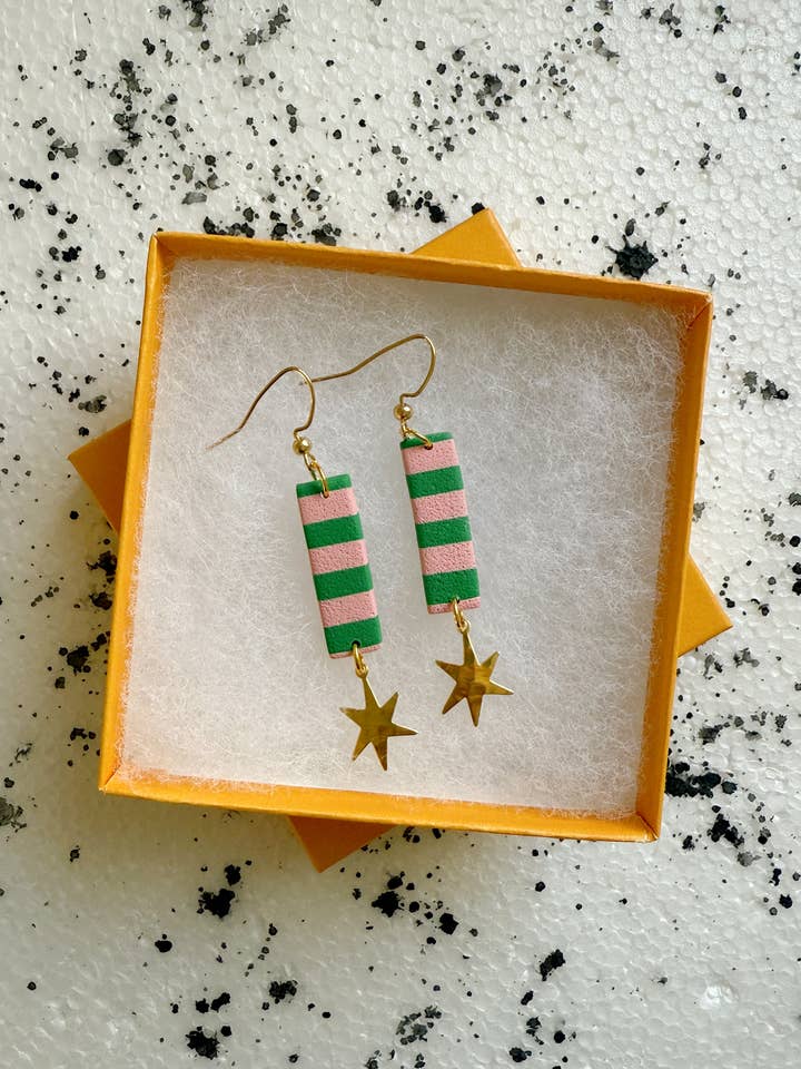 Francie Star Earrings for wholesale by Lemon Lee Studio