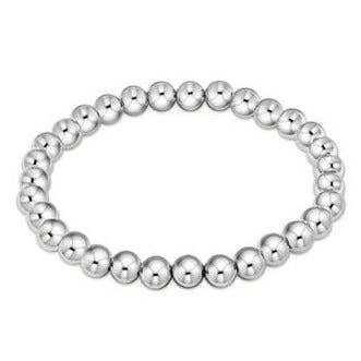 Stainless Steel Beaded Stretch Bracelet for wholesale by Eby Ruth