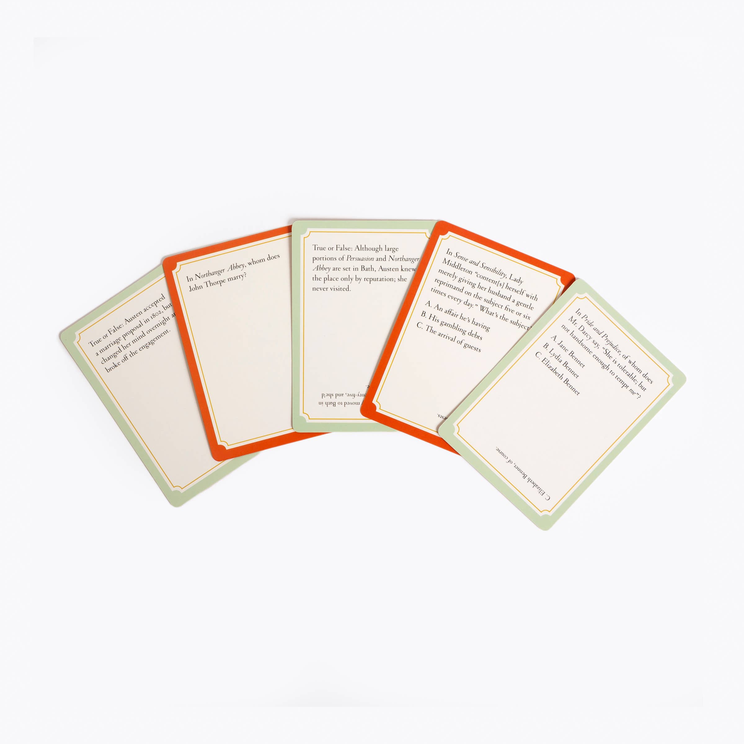 Penguin Random House LLC - Wholesale Card Game - Jane Austen Trivia4