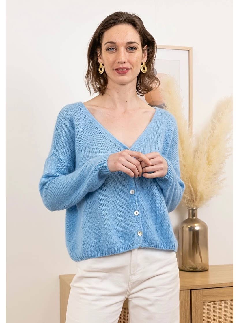 LINEN & COTTON HOUSE – Großhandel Jacke – Damen – 8561 JACKE AUS MOHAIRWOLLE, HERGESTELLT IN ITALIEN108