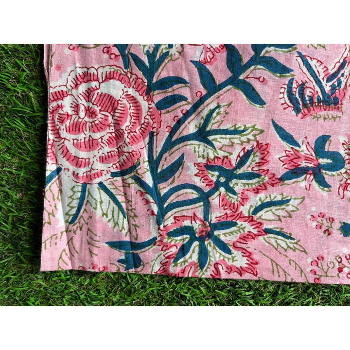 Bhawana Handicrafts - Wholesale Fabric Paint - Natural Floral Printed Dressmaking Fabric Indian Cotton Boho2