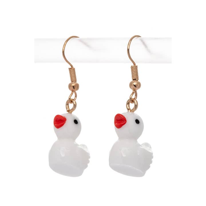 LA Jewelry Plaza - Wholesale Dangle Earrings - Iconic Rubber Duckling Drop Earrings Set5