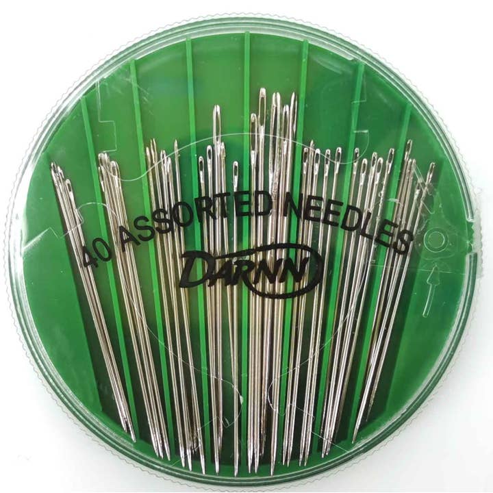 Max-Link Solutions Ltd - Wholesale Embroidery/Cross Stitch Supplies - Darnn Sewing Needles Compact Pack40, Hand Sewing Needle Kit