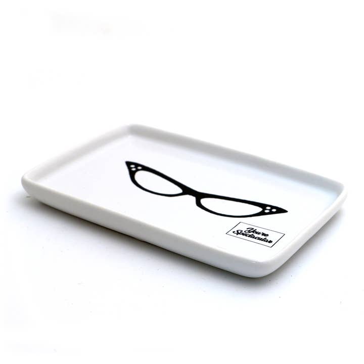Lenny Mud - Venta al por mayor Joyero de plato - Y're Spectacular - Bandeja para gafas de gato2