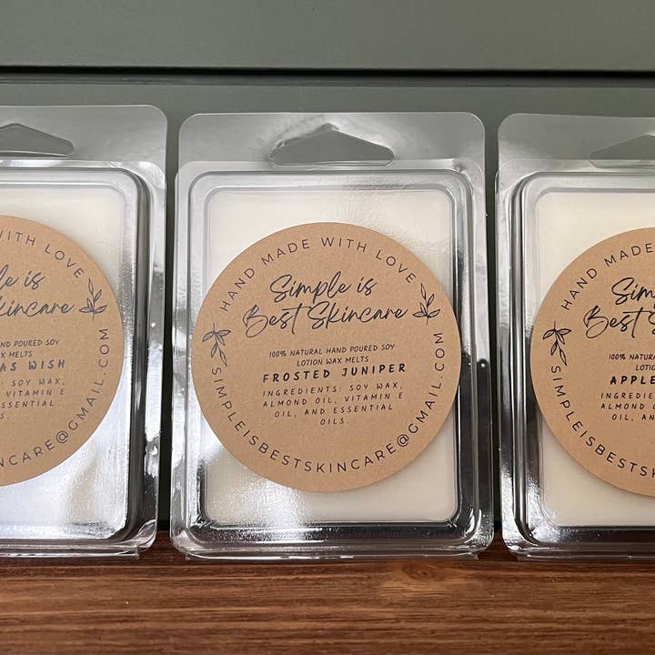 Lotion Wax Melts for wholesale by Simple Is Best Skincare LLC
