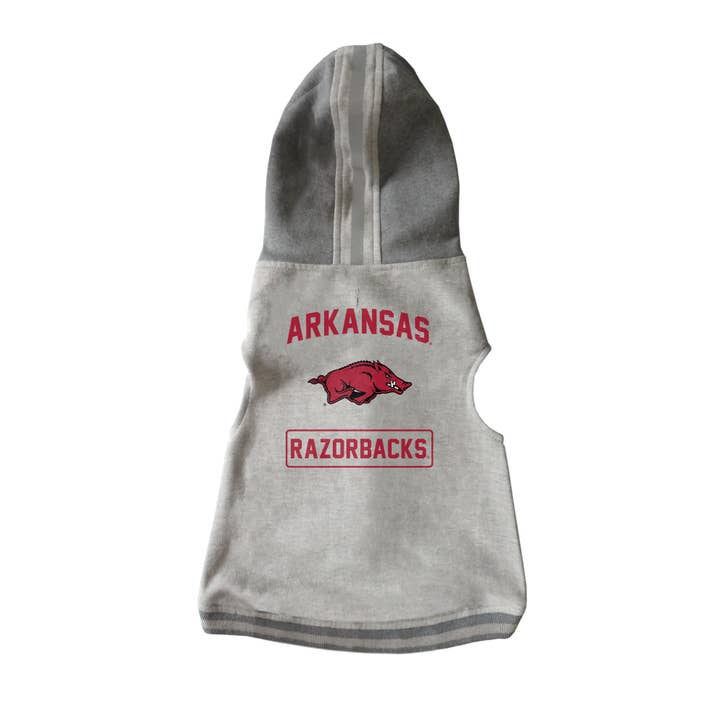 NCAA Arkansas Razorbacks Pet Hooded Crewneck for wholesale by Little Earth Productions