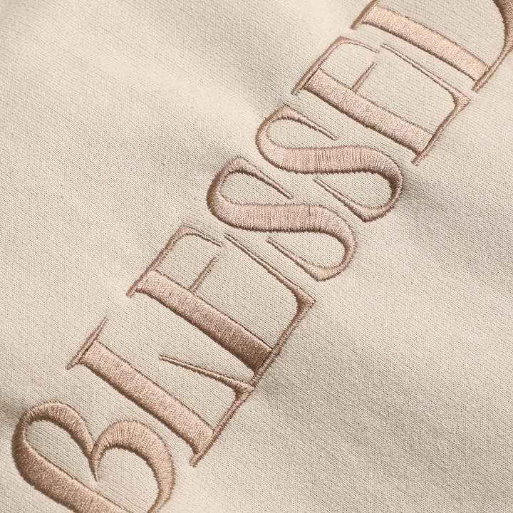 Fashion City - Wholesale Sweatshirt - Unisex - BLESSED Embroidered Fleece Heavyweight Sweatshirt7