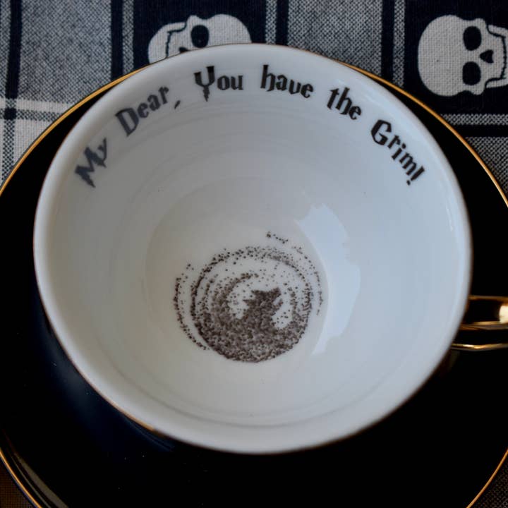 All Little Cute Things - Wholesale Coffee/Tea Cup - My Dear You Have the Grim. Wizard Tea Leaf Reading Tea Cup4