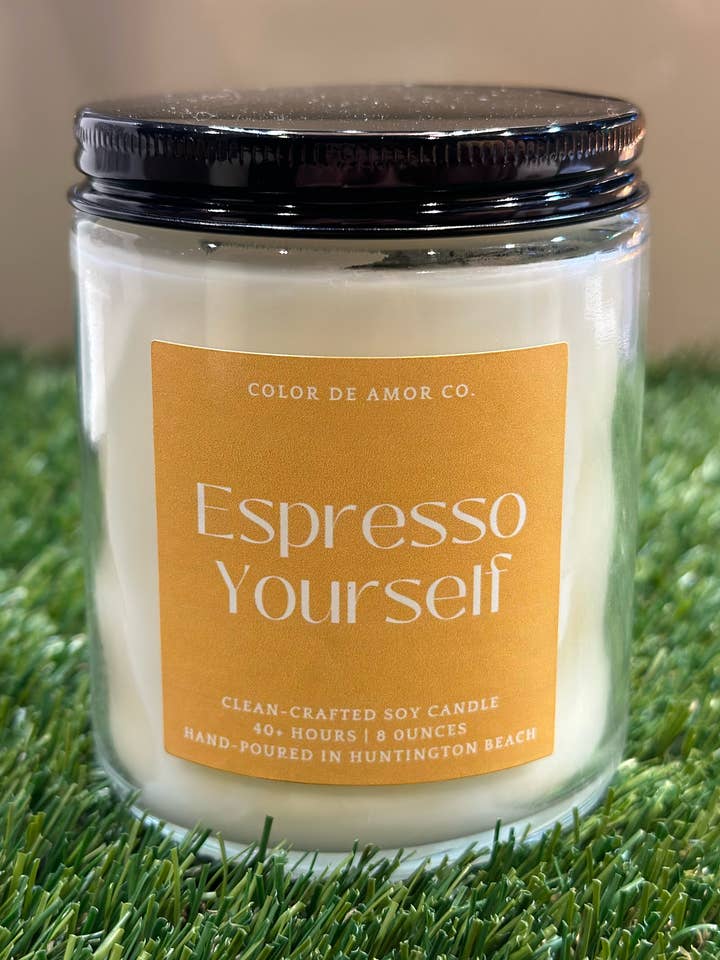 Klar glasburk med svart lock för wholesale av Color de Amor