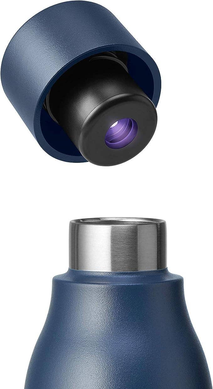LARQ - Wholesale Water Bottle - LARQ Bottle PureVis 25oz - Self-Cleaning Water Bottle - Monaco Blue3