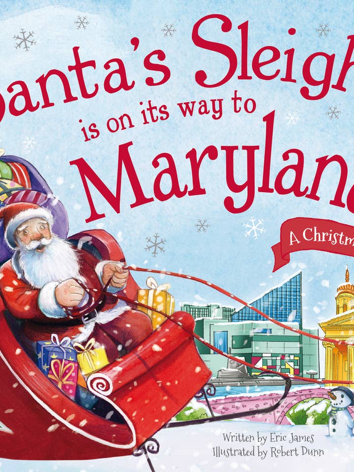 Santa's Sleigh Is on Its Way to Maryland (HC) for wholesale by Sourcebooks