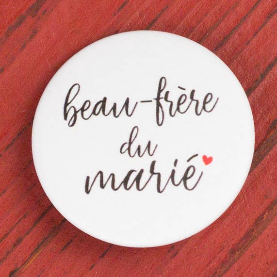 Wedding badge Brother-in-law of the groom for wholesale by Te Whaka