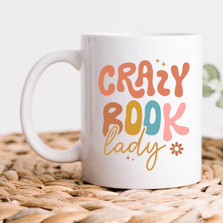 Tasse à café Crazy Book Lady, tasses Book Lover, Librairie pour la vente par Hm Mugs