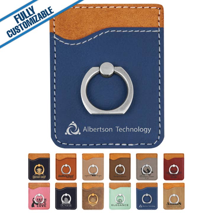 Leatherette Phone Wallet With Gold Ring - Fully Customizable and other Purchase Wholesale custom phone case. Free Returns & Net 60 Terms on Faire trending on Faire.