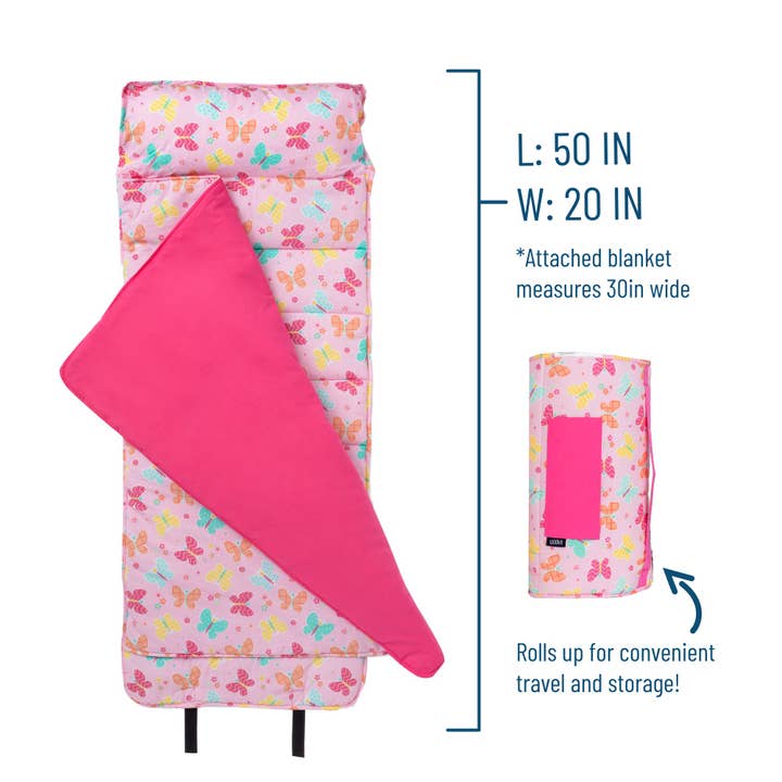 Wildkin - Wholesale Nap Mat - Kids & Baby - Butterfly Garden Original Nap Mat4
