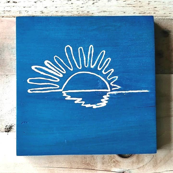 One Line Wall Art Sunset for wholesale by Bosing Designs