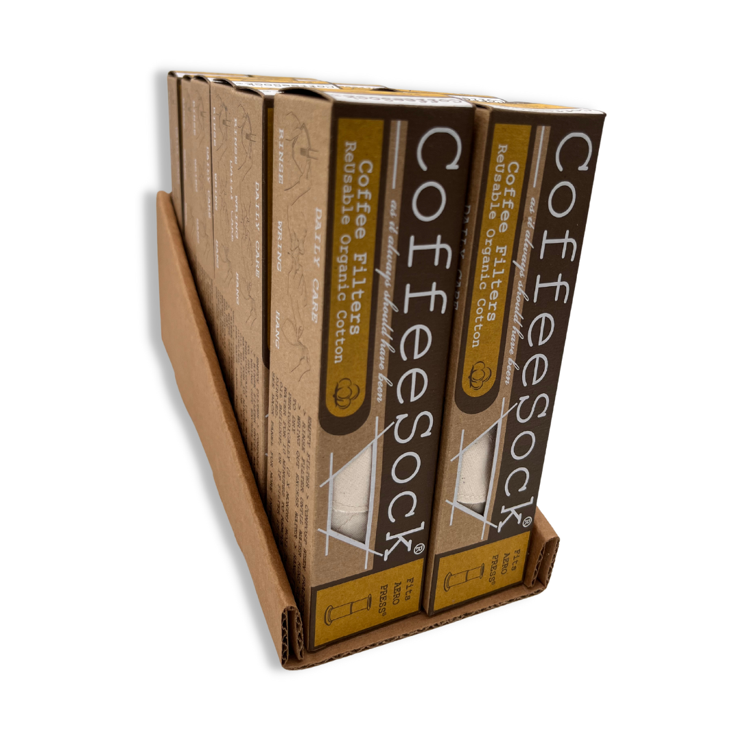 CoffeeSock - Wholesale Coffee Filter - Reusable Organic Cotton Coffee Filters - Aeropress® style3