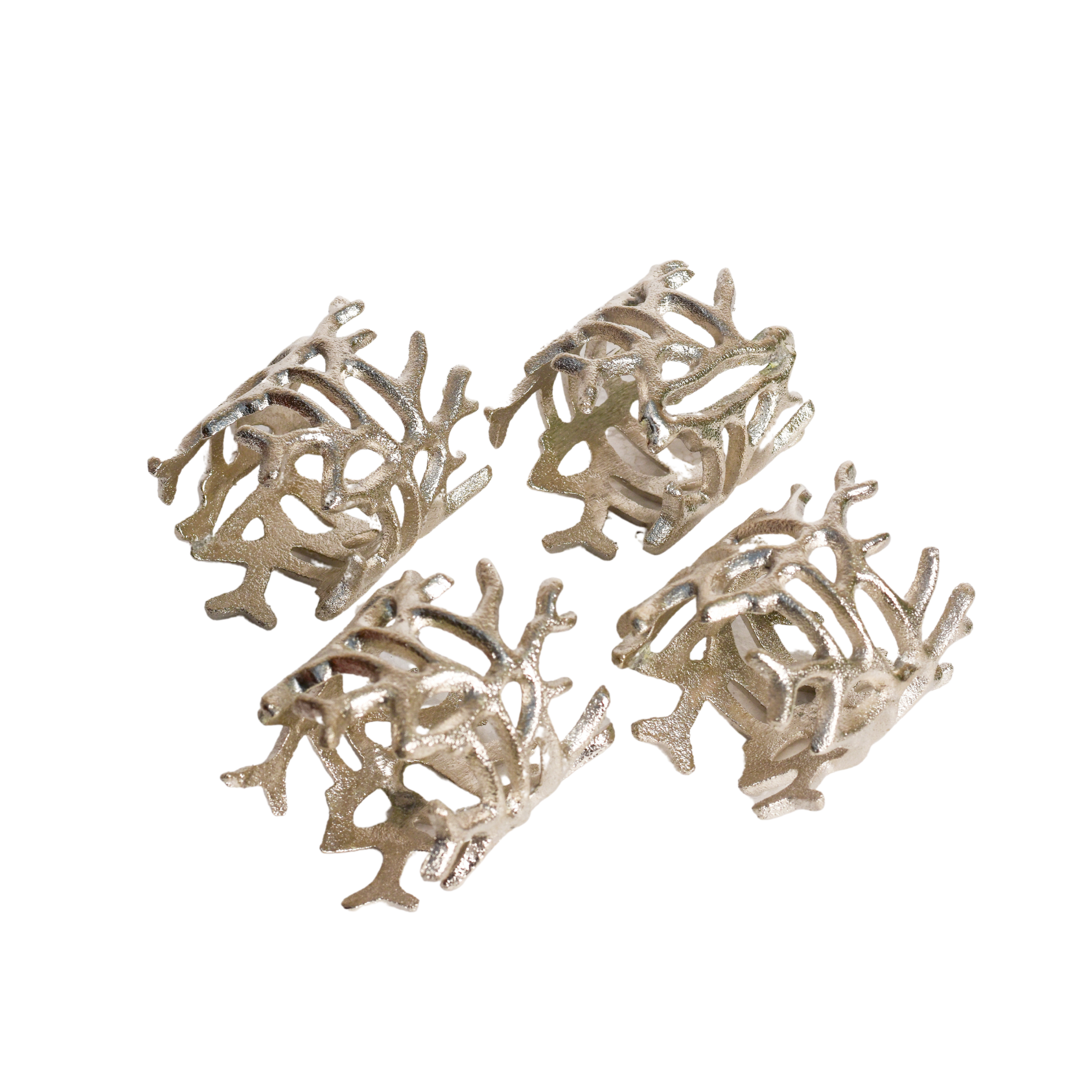 ThinggCo. - Wholesale Napkin Ring - Intricate Web Napkin Rings (Pack of 4)4