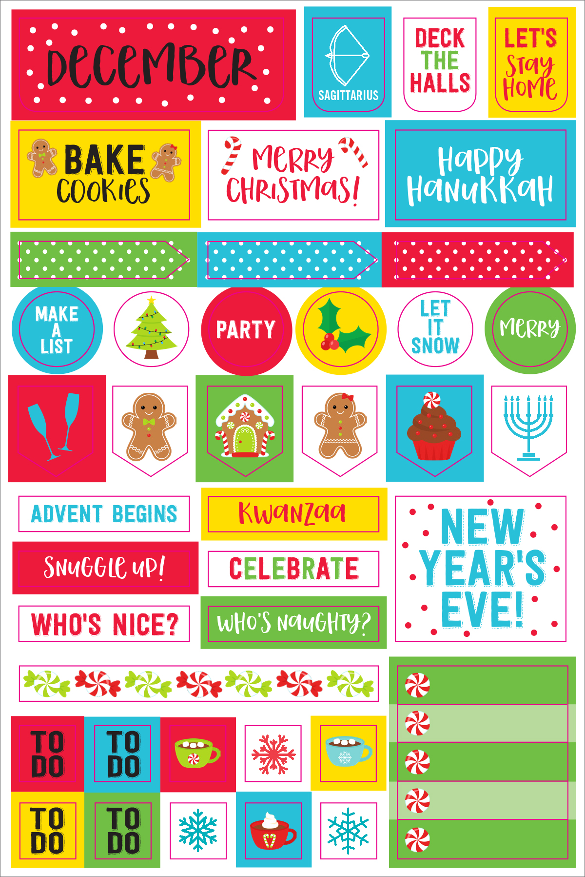 Peter Pauper Press - Wholesale Sticker - Essentials Month By Month Planner Stickers12