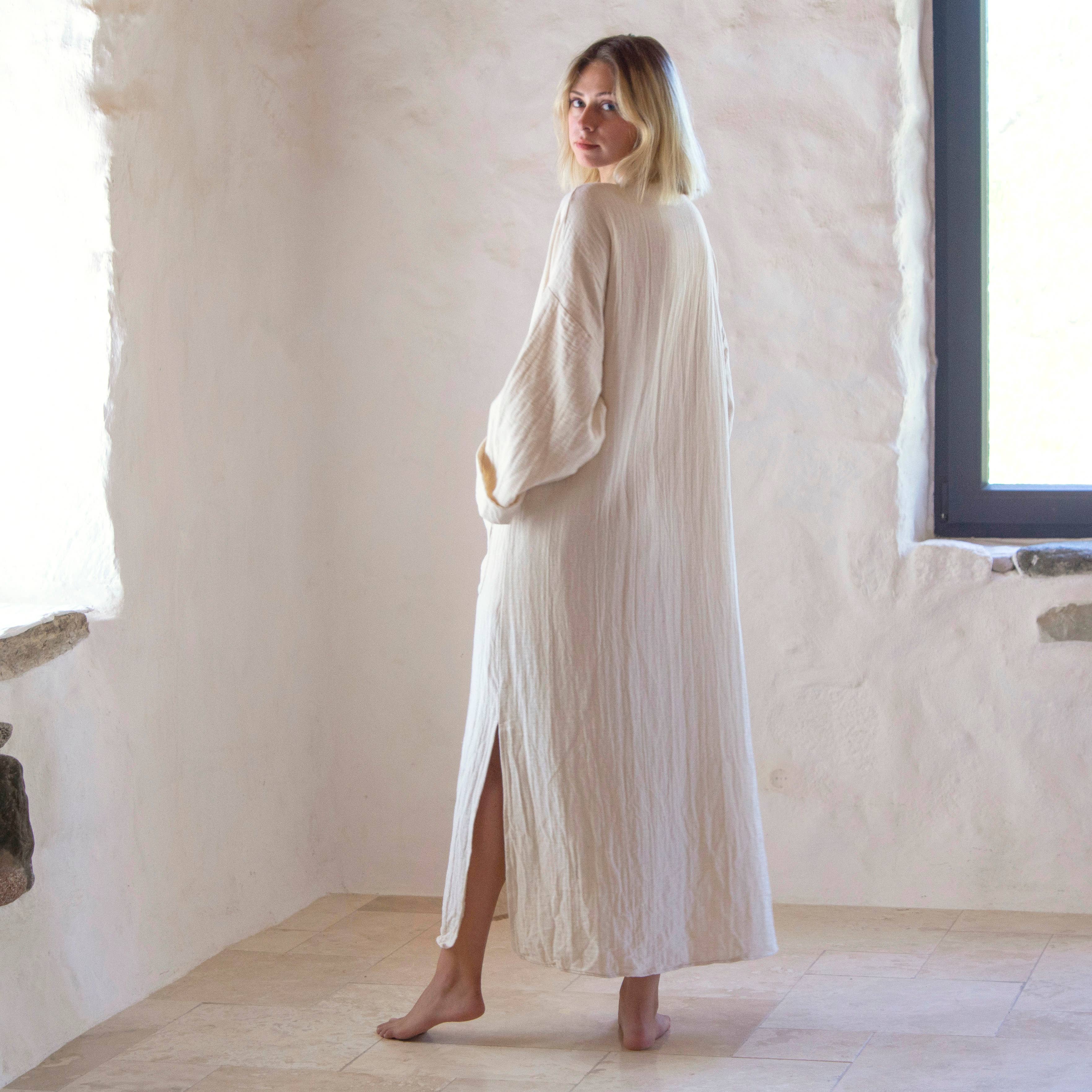 loom.ist - Wholesale Robe - Women's - Muslin double-layered cotton robe16