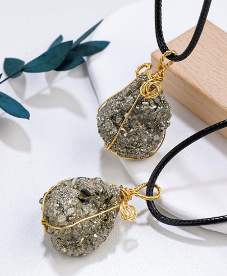 Moon Rituals - Wholesale Pendant/Charm Necklace - Pyrite Necklace | Abundance & Creativity1