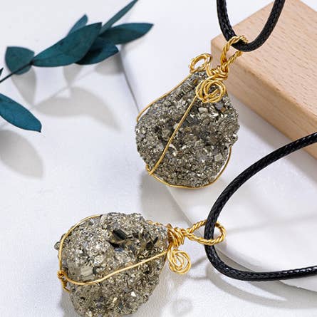 Moon Rituals - Wholesale Pendant/Charm Necklace - Pyrite Necklace | Abundance & Creativity1