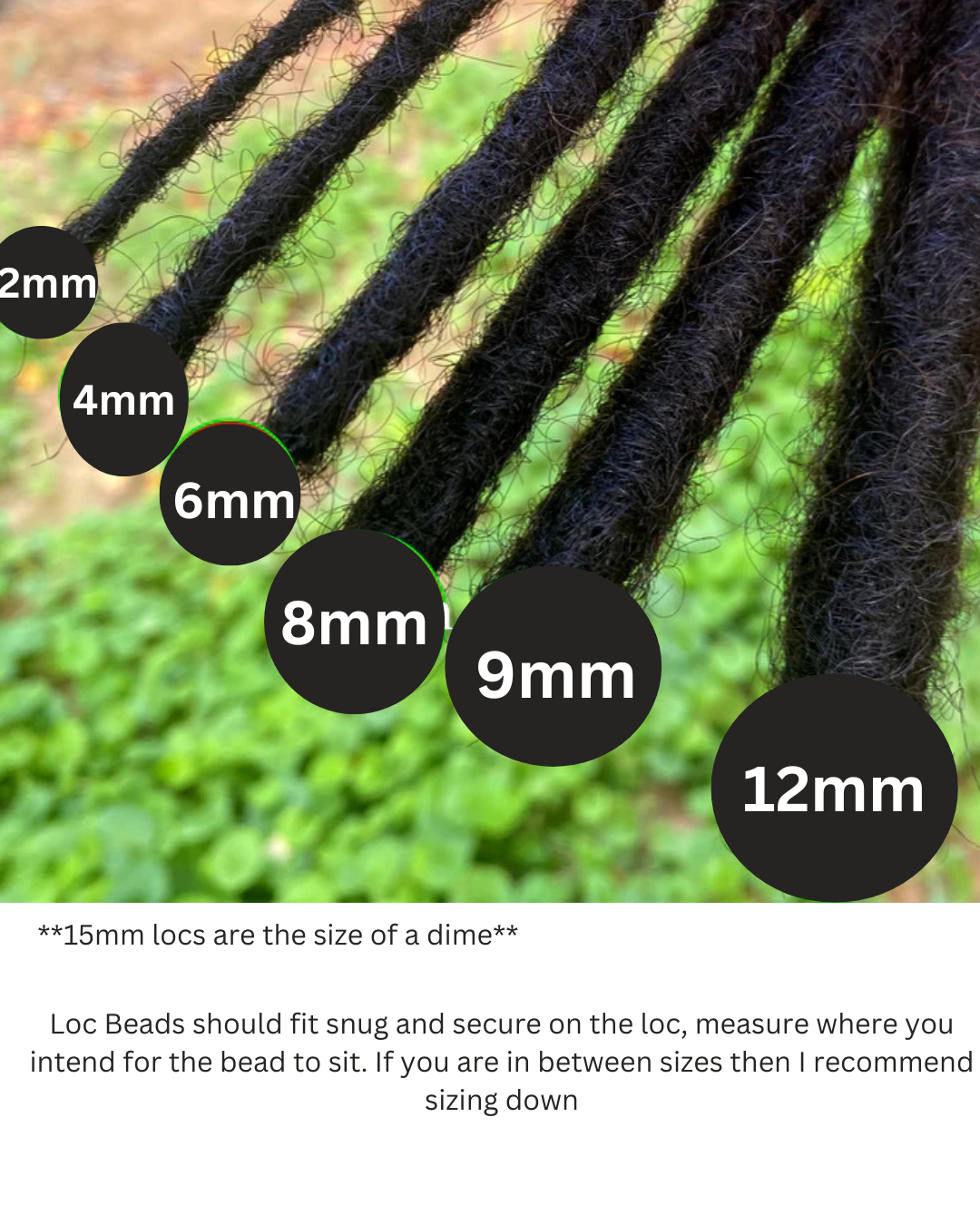 elevated loc jewelry – Conjunto de acessórios para cabelo - Mulher por atacado – Conjunto de 5 Contas para Dreadlock Estilo Dicroico5