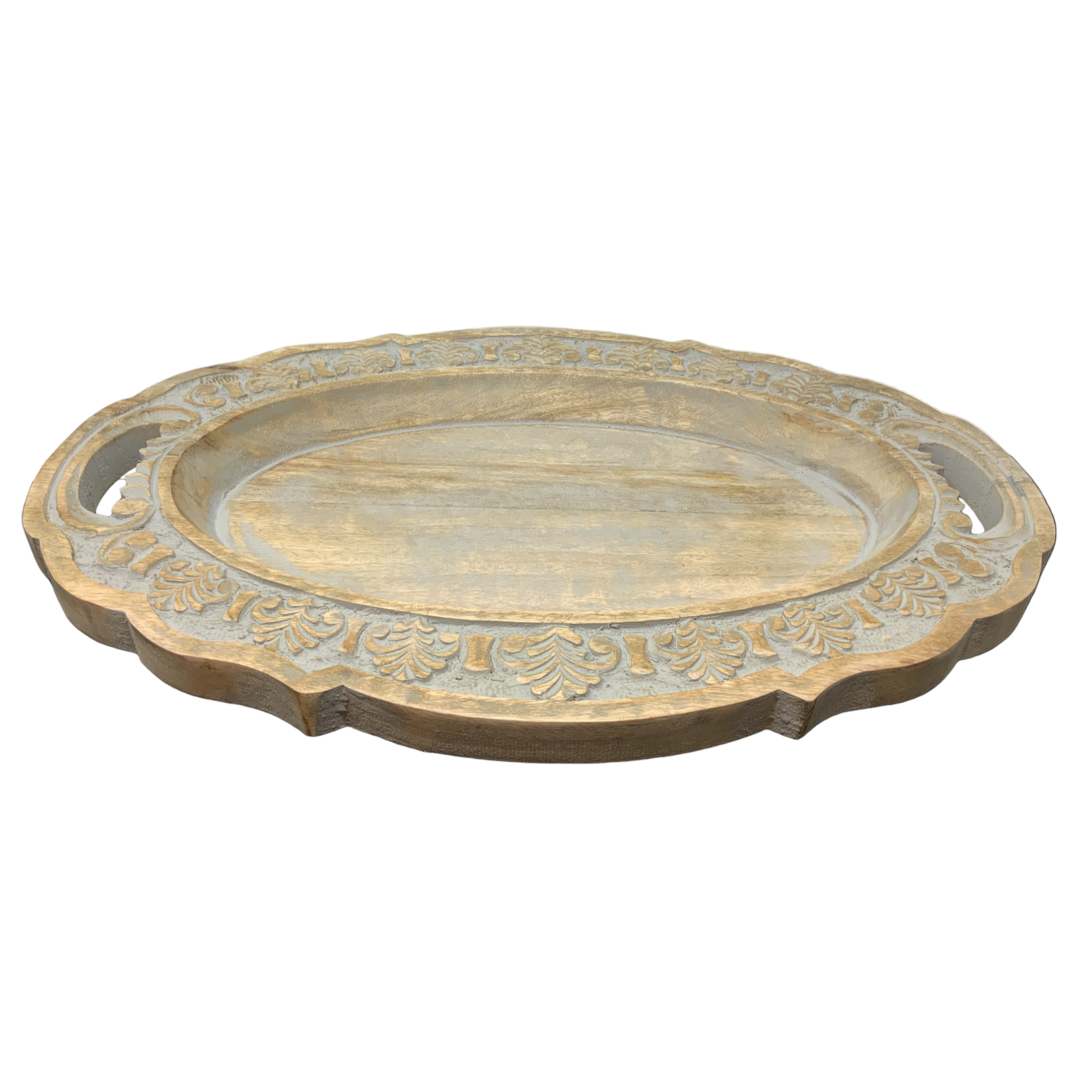 Wilco Home – Engroshandel Pyntebakke – Håndskåret massivt mangotræ Boutique-bakke13