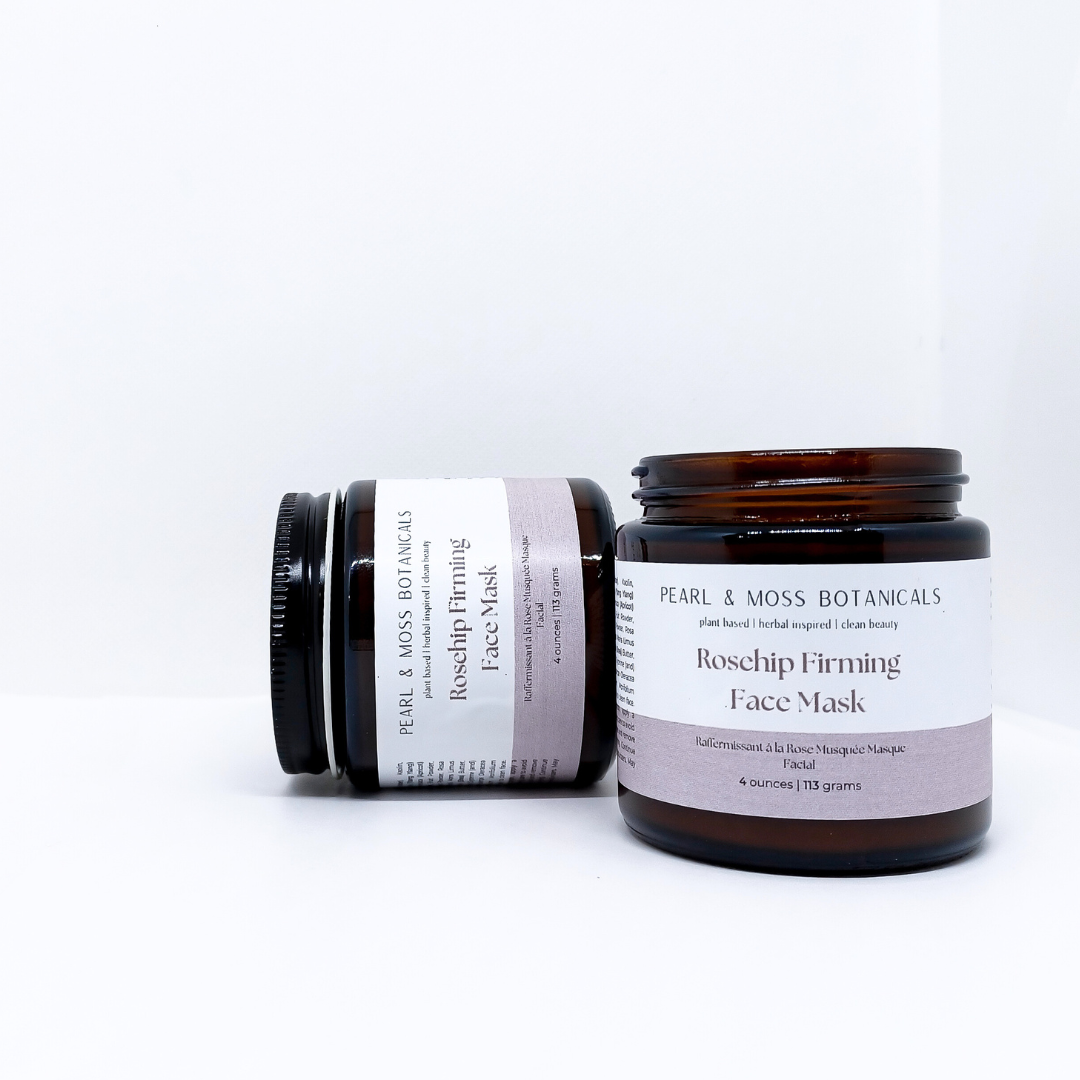 Pearl & Moss Botanicals Inc. - Wholesale Skincare Face Mask - Rosehip Firming Face Mask2